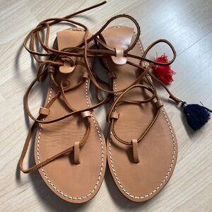 Soludos Strappy Leather Sandals